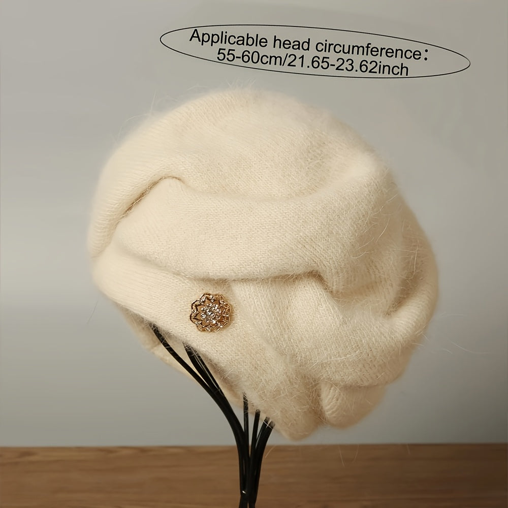 Emina | Damesmuts van wolmix – Warme gebreide wintermuts