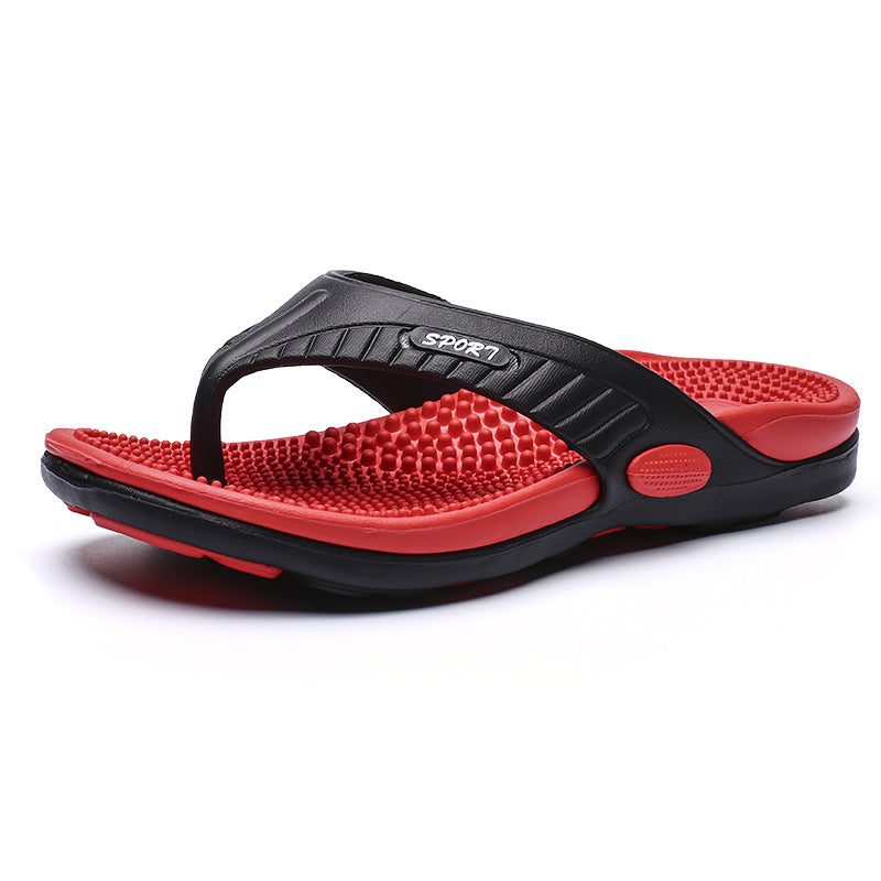 SolePulse | Acupressuur Massage Sandalen - Unisex Slippers met Steunzool, Schokabsorptie