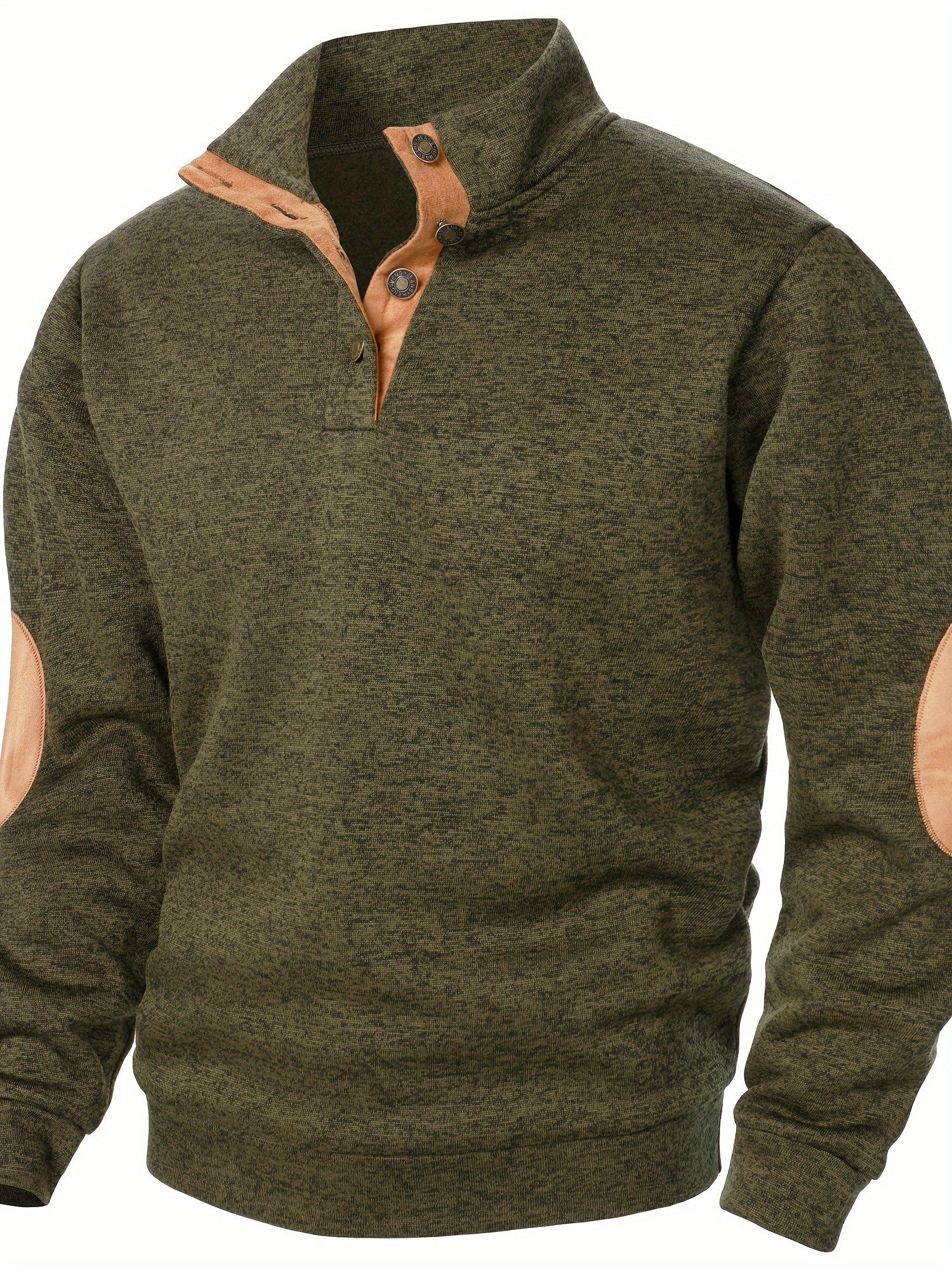 Kristoff | Herenpullover met opstaande kraag en lange mouwen – Casual herfst-wintertop