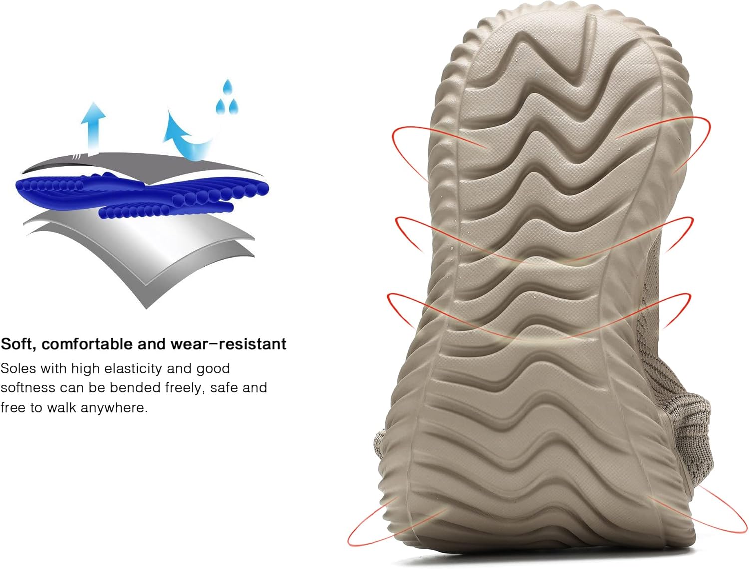 Orthlux | Hardloopschoenen voor mannen - Comfortabele sportschoenen met voetsteun