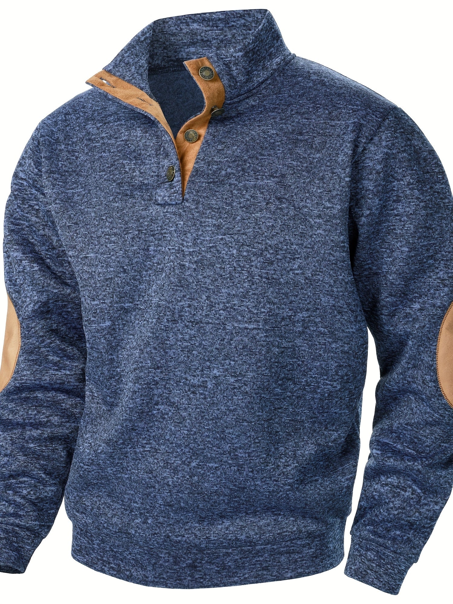 Kristoff | Herenpullover met opstaande kraag en lange mouwen – Casual herfst-wintertop