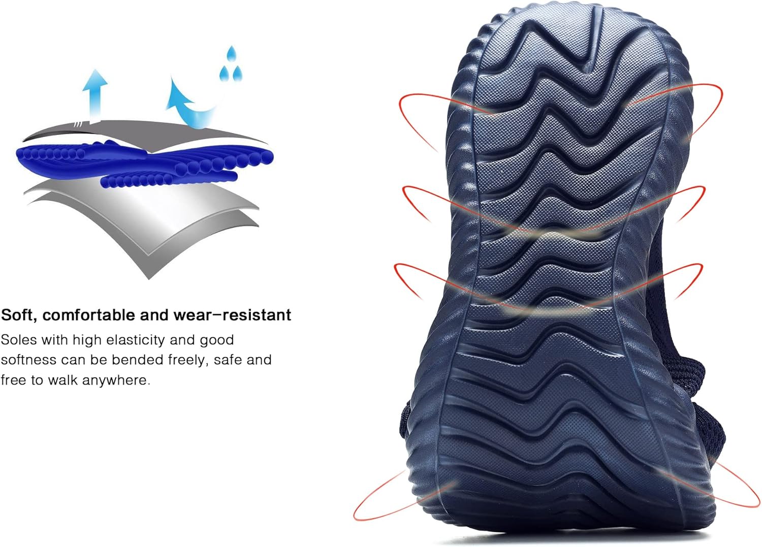 Orthlux | Hardloopschoenen voor mannen - Comfortabele sportschoenen met voetsteun