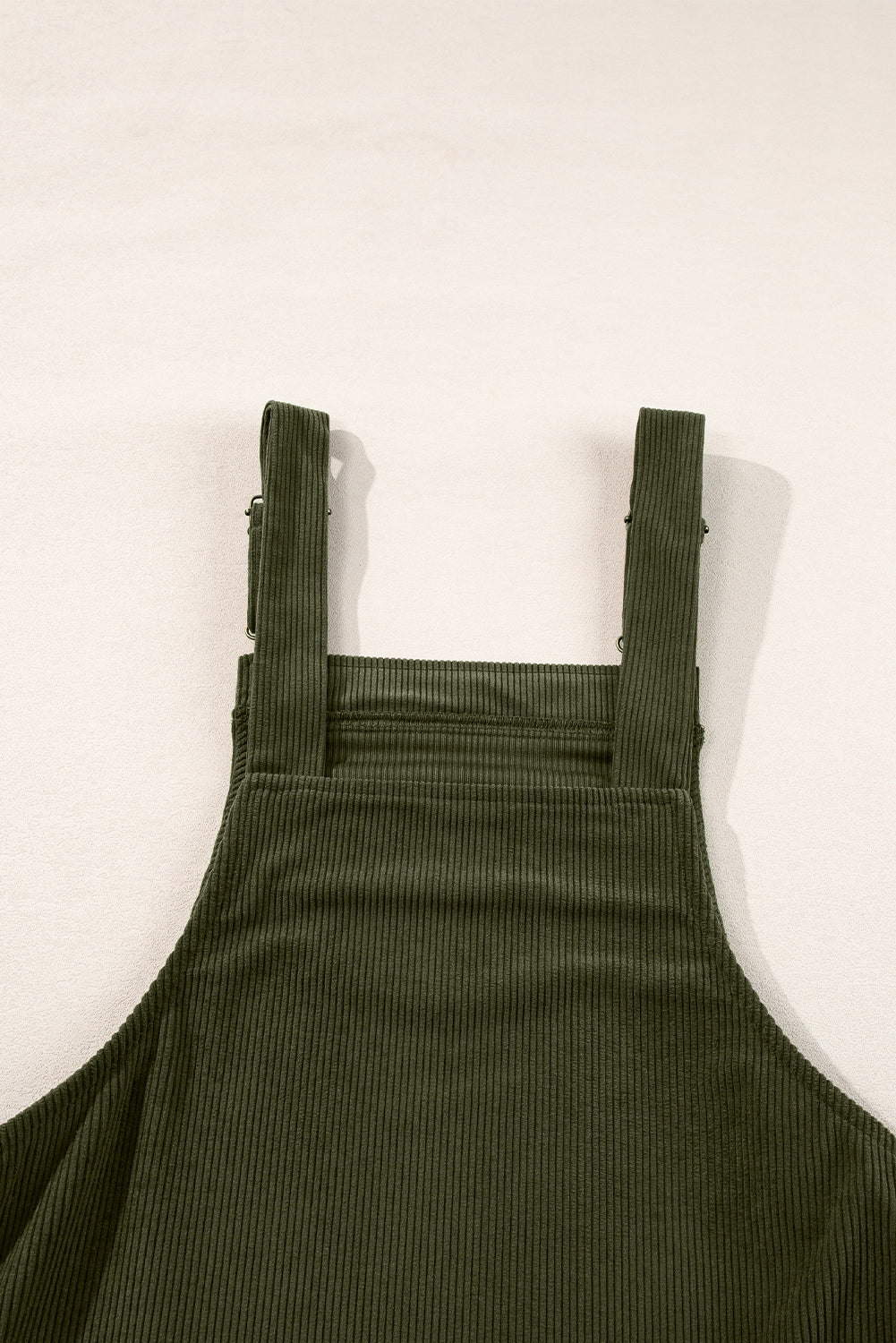 Vionessa | Dames Mini Corduroy Overall Jurk - Mouwloze Dungaree met Zakken Aan De Voorkant
