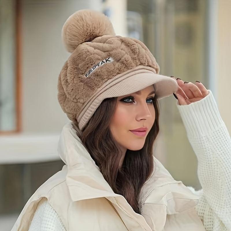 CozyBrim | Warme wintermuts voor dames – korte rand, zachte en isolerende beanie voor koud weer
