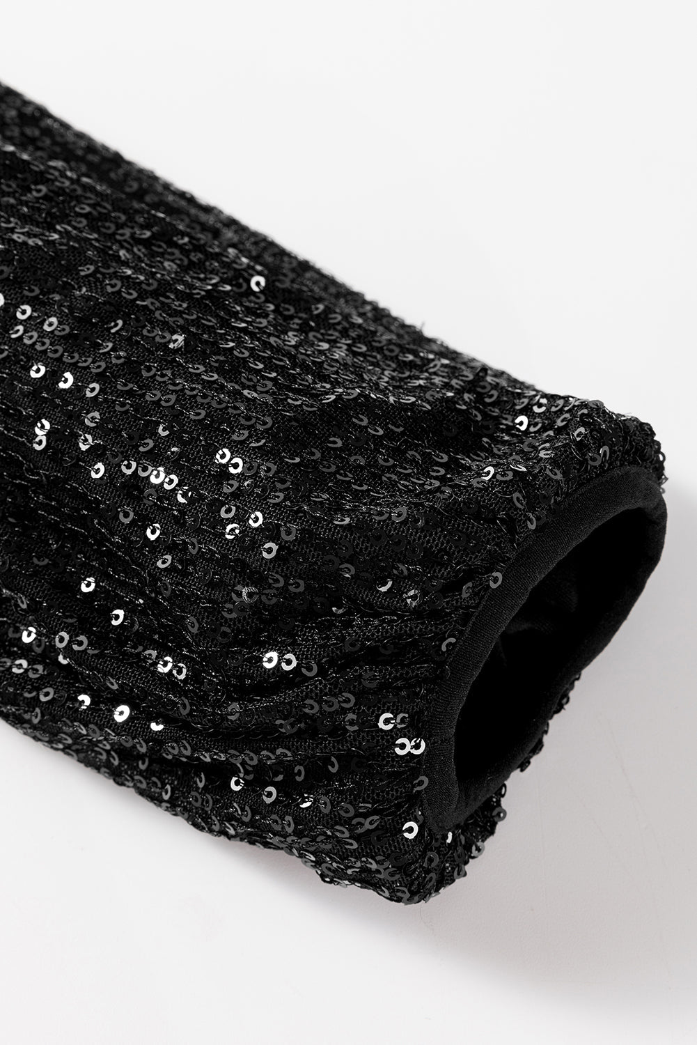 Vaesha | Elegant zwart paillettenjasje - lichtgewicht bovenkleding voor laagjes en herfststijl