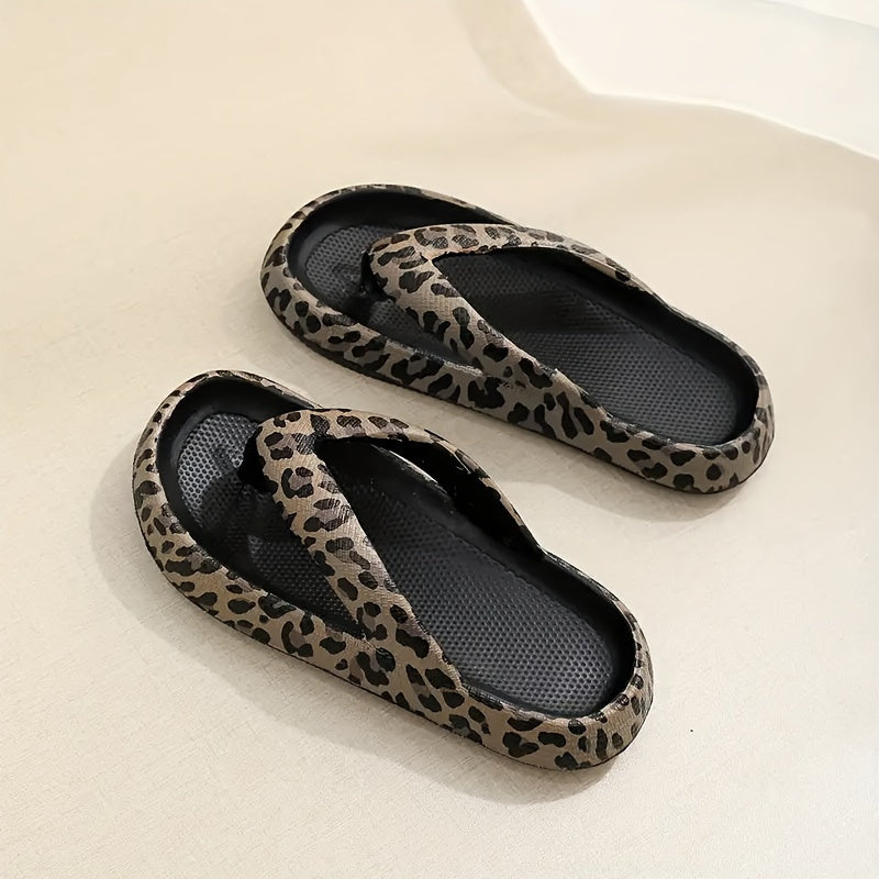 WildStep | Rubber pantoffels met luipaardprint voor dames - Comfortabel Casual Schoeisel