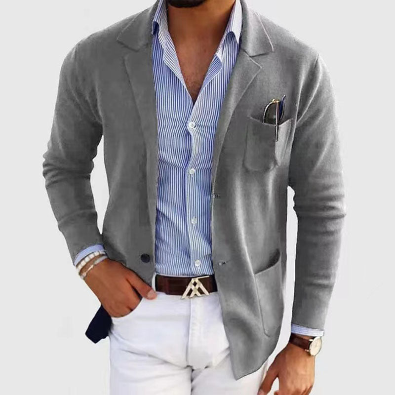 Werrin | Casual Polyester Blazer voor heren - Lichtgewicht ademend jack, slim fit sportjasje