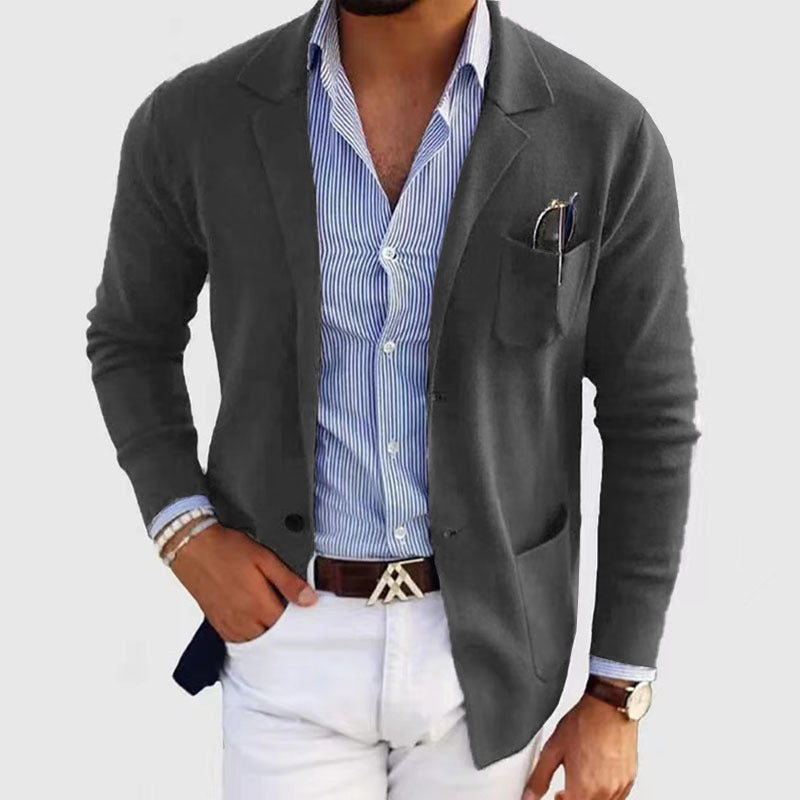 Werrin | Casual Polyester Blazer voor heren - Lichtgewicht ademend jack, slim fit sportjasje