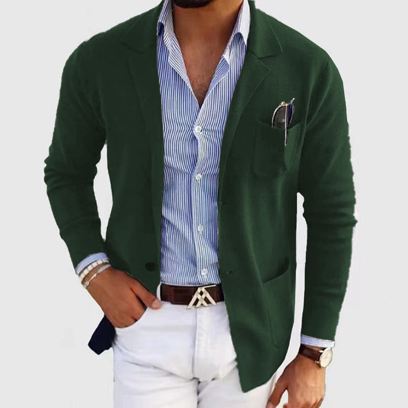 Werrin | Casual Polyester Blazer voor heren - Lichtgewicht ademend jack, slim fit sportjasje