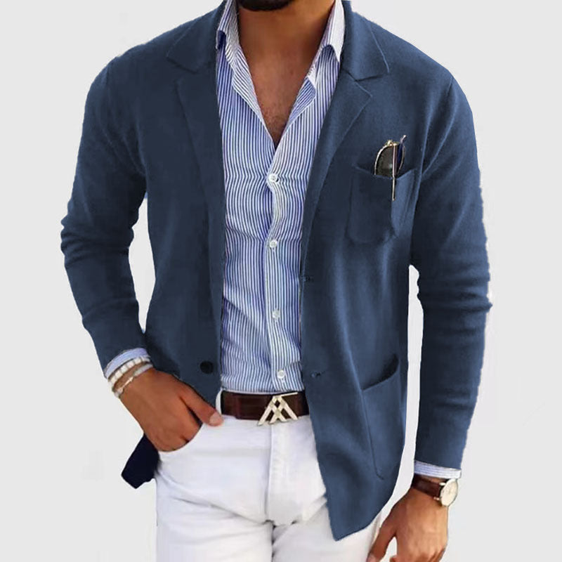 Werrin | Casual Polyester Blazer voor heren - Lichtgewicht ademend jack, slim fit sportjasje