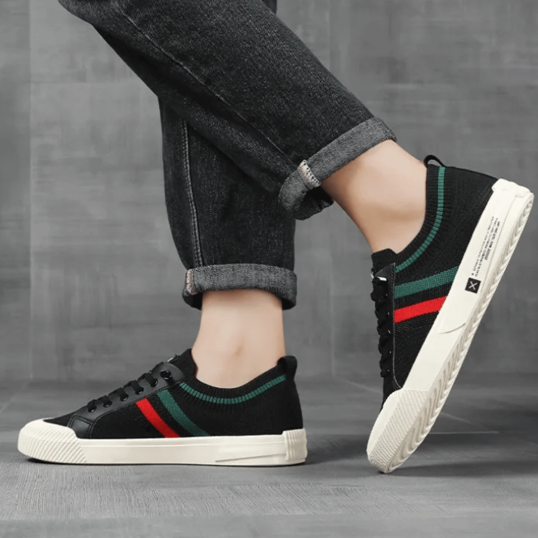 Knitro | Ademende Mesh Platte Schoenen van Knit - Lichtgewicht Slip-On Casual Sneakers