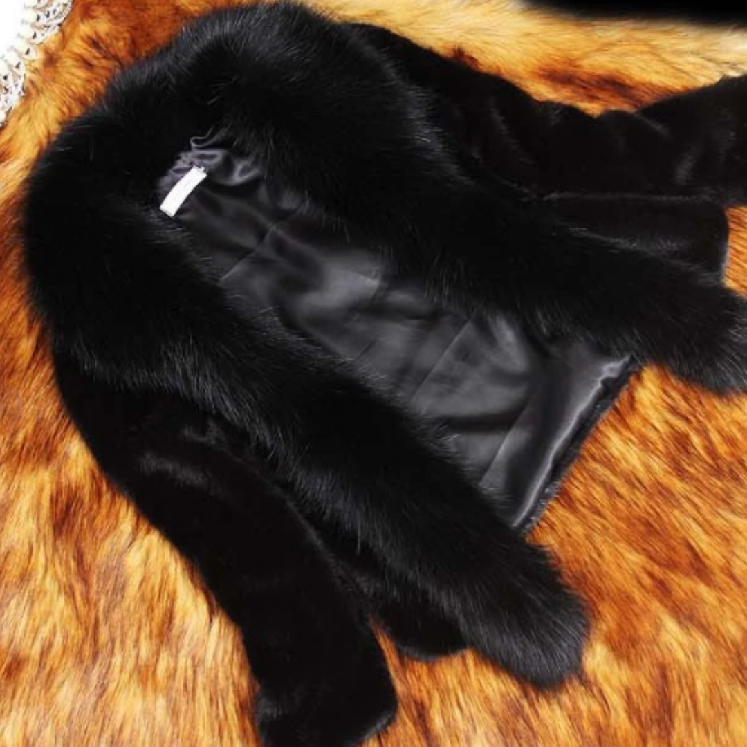 Maaike | Dames bontjas voor de winter – zachte, warme en elegante jas voor koud weer