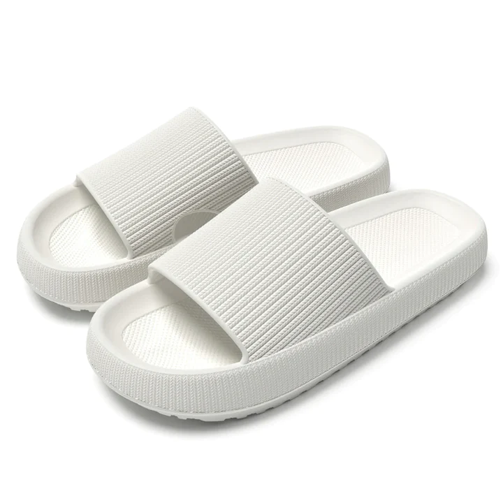 PuffWalk | Traagschuim teenslippers - Zachte en ondersteunende sandalen van marshmallow