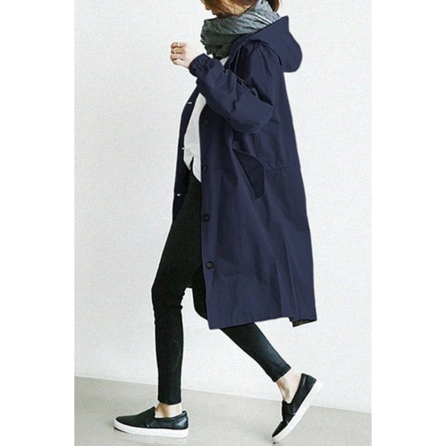 Carlijn | Winddichte, waterdichte trenchcoat voor dames, casual en stijlvolle bovenkleding