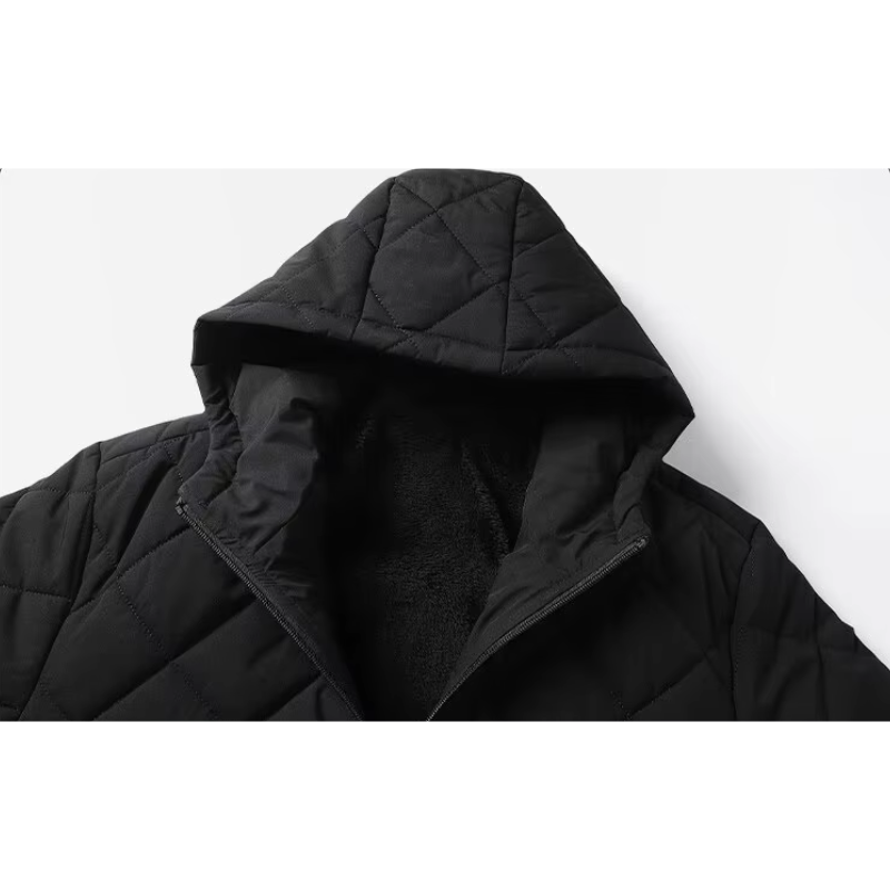 Jonte | Heren pufferjas met capuchon – Lichtgewicht gewatteerde winterjas, warme casual bovenkleding
