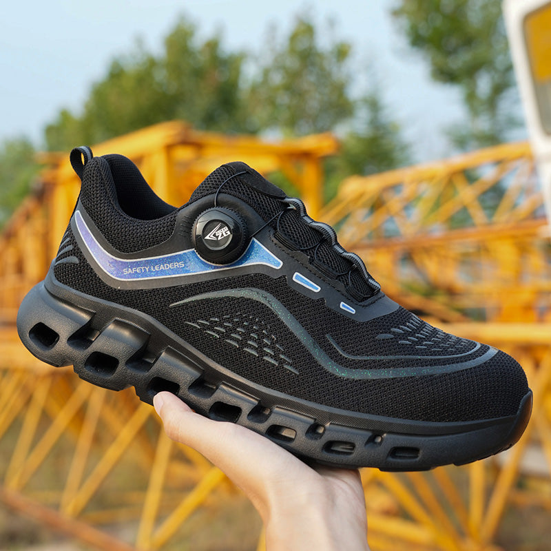 Boltrek | S3 veiligheidsschoenen met stalen neus voor heren - sportieve werkschoenen met draaibare gesp