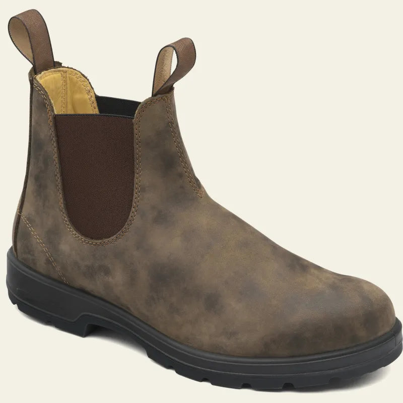 HydroSole | Waterdichte Chelsea-laarzen voor heren en dames – instapmodel, elegante regen- en winterlaarzen in leren stijl