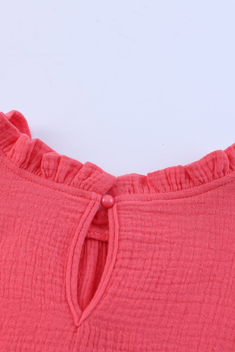 Mariz - Fladderige Blouse met Ruches Kraag
