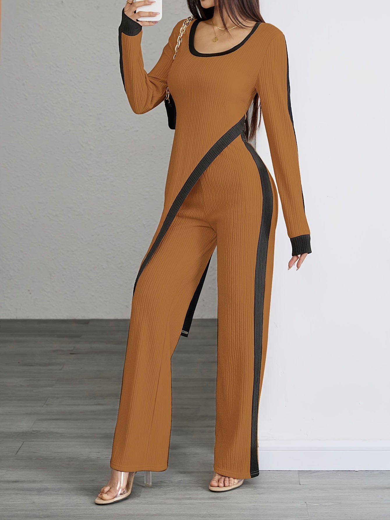 Irelia | Damescollectie met lange mouwen en wijde broek - elegante lente outfit
