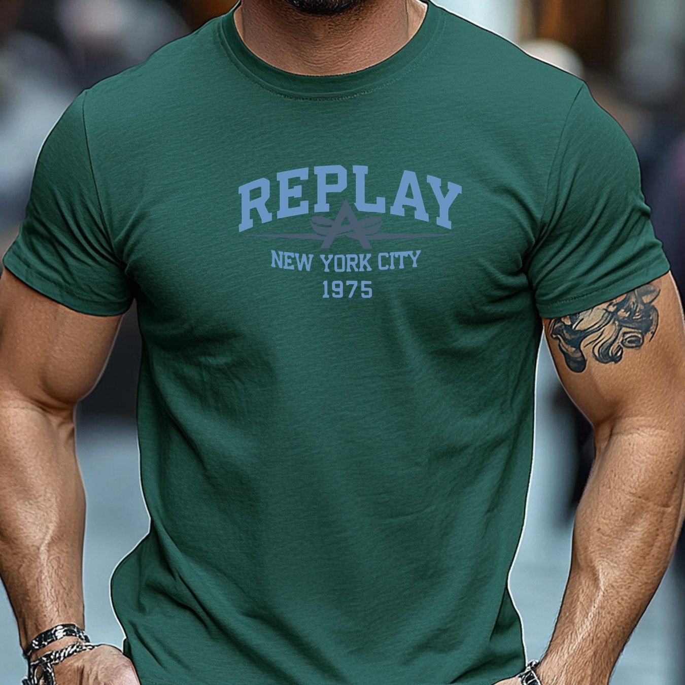 Tybalt | Heren 1975 Retro Grafisch T-shirt - Zwart Casual Korte Mouw T-shirt, Lichtgewicht, Ademende Pasvorm
