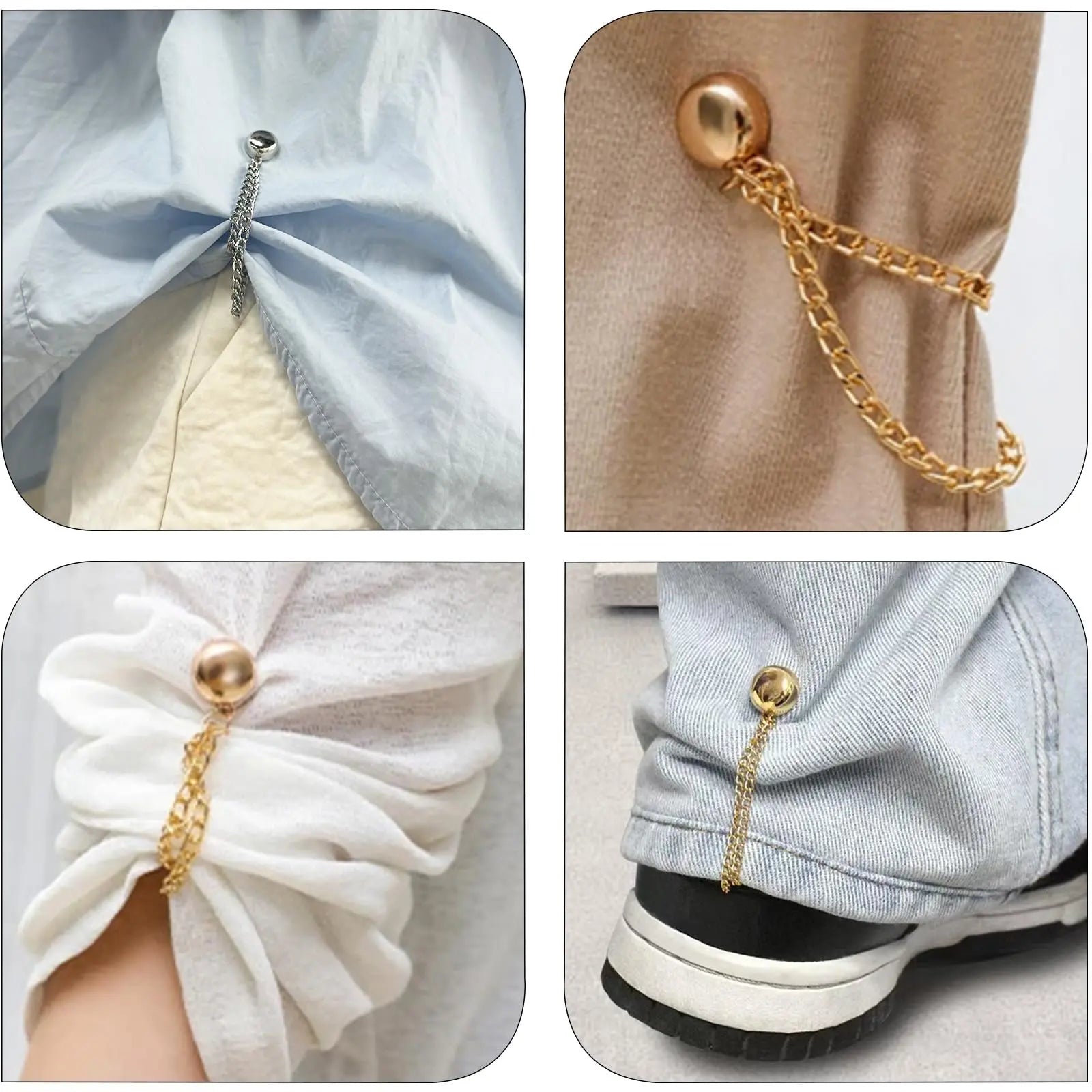StyleSnap | Magnetische kledingclips - Onzichtbare, sterke stofbevestigers voor het stylen van kleding