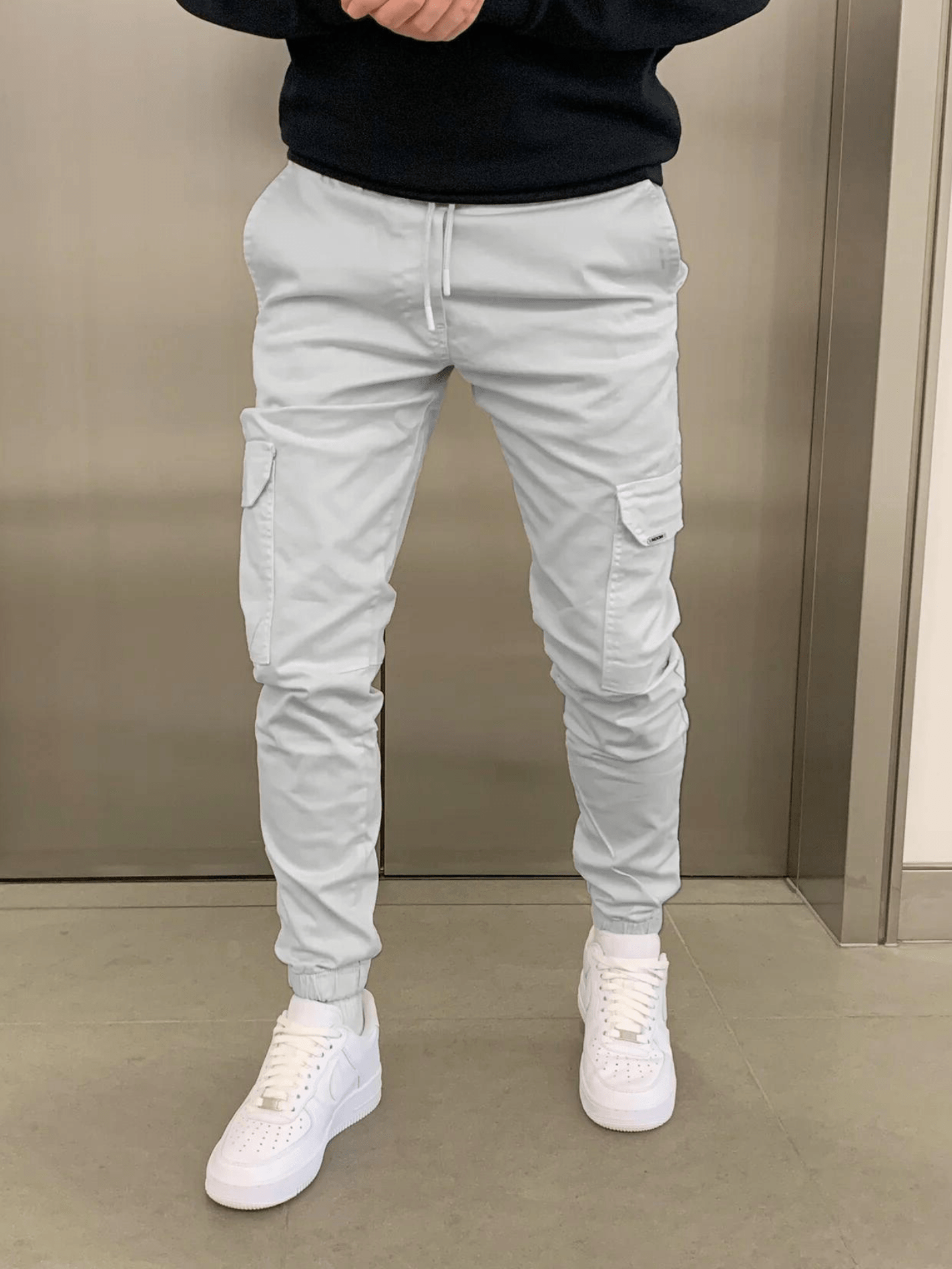 Pederik | Slim fit cargojoggingbroek voor heren – meerdere zakken, casual streetwear broek