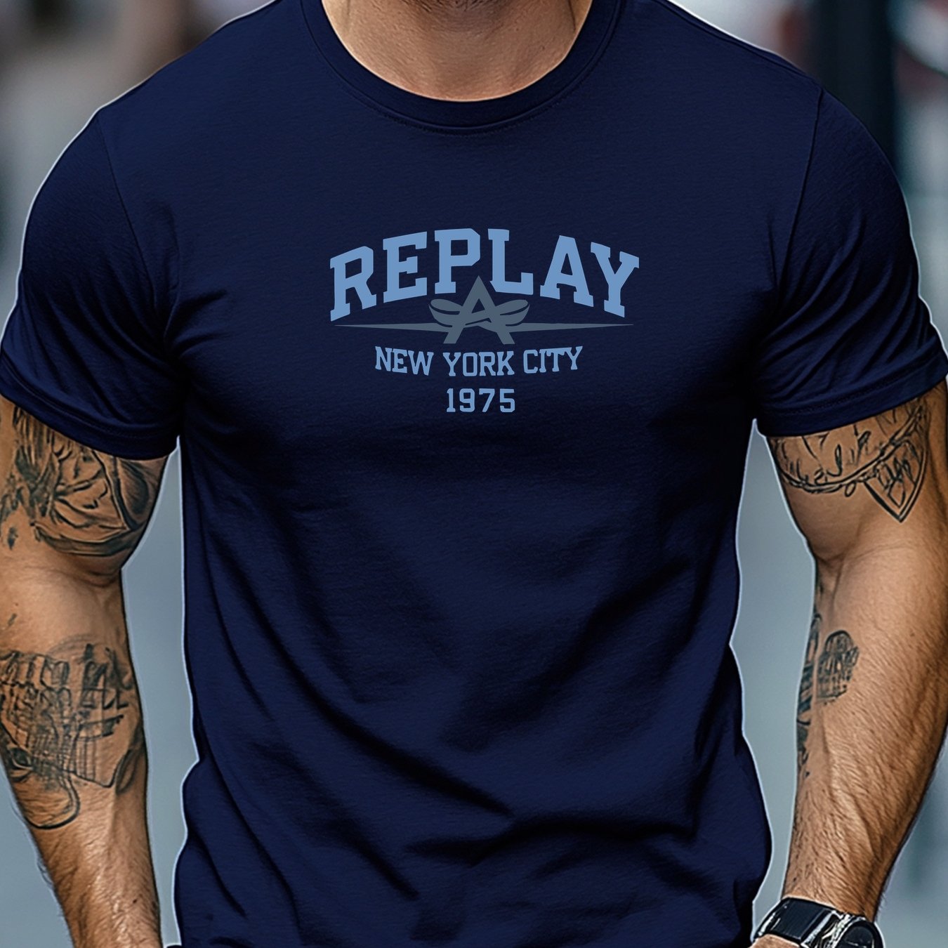 Tybalt | Heren 1975 Retro Grafisch T-shirt - Zwart Casual Korte Mouw T-shirt, Lichtgewicht, Ademende Pasvorm