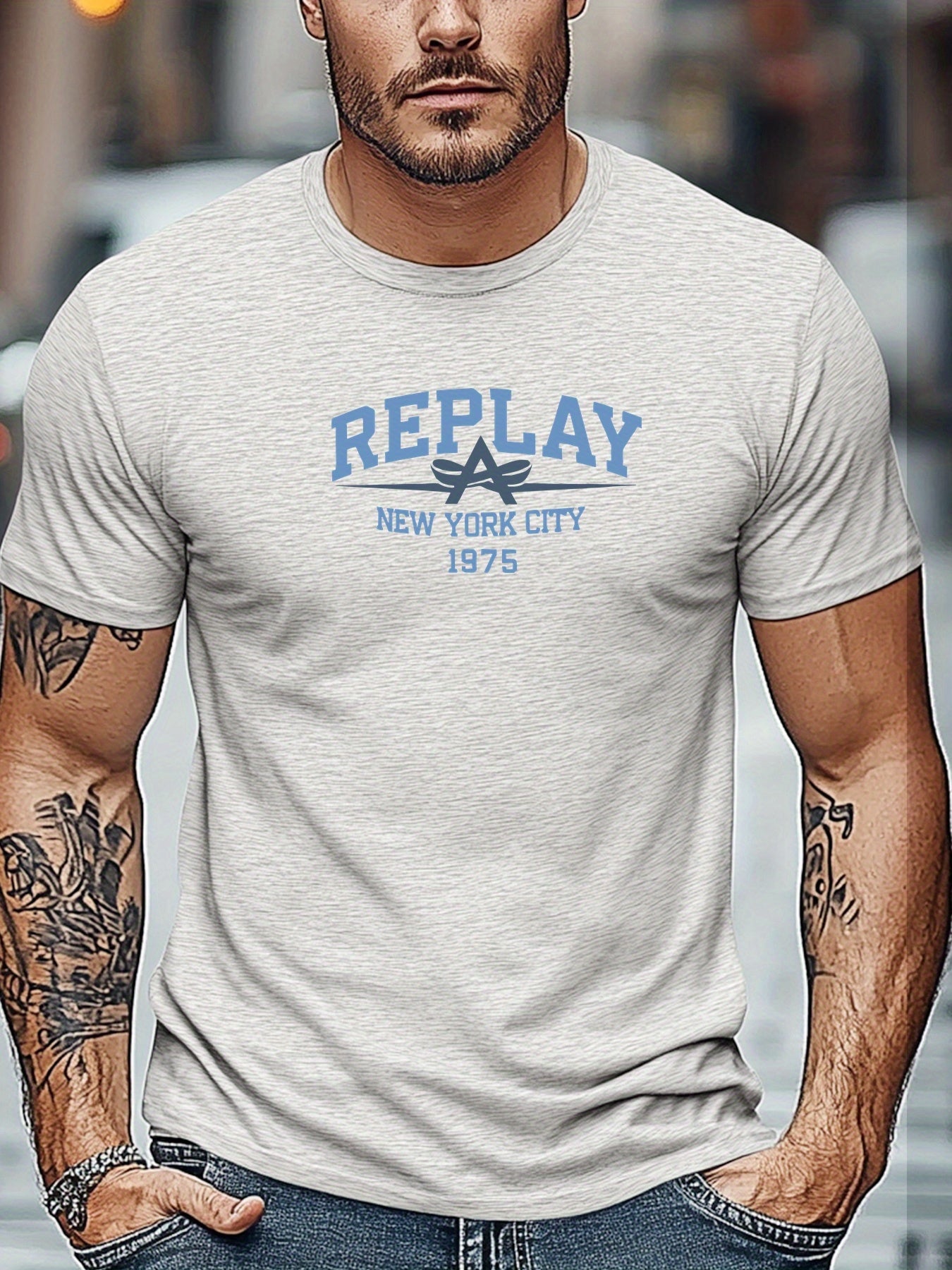 Tybalt | Heren 1975 Retro Grafisch T-shirt - Zwart Casual Korte Mouw T-shirt, Lichtgewicht, Ademende Pasvorm