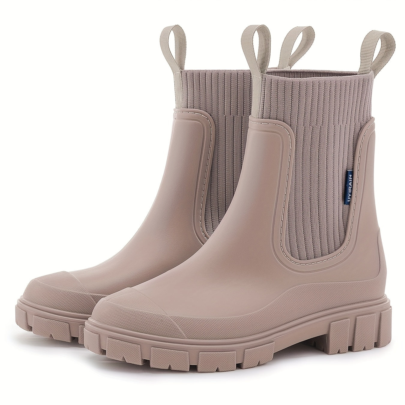PuddleChic | Chelsea regenlaarzen voor dames – antislip, dikke zool, comfortabele outdoorschoenen