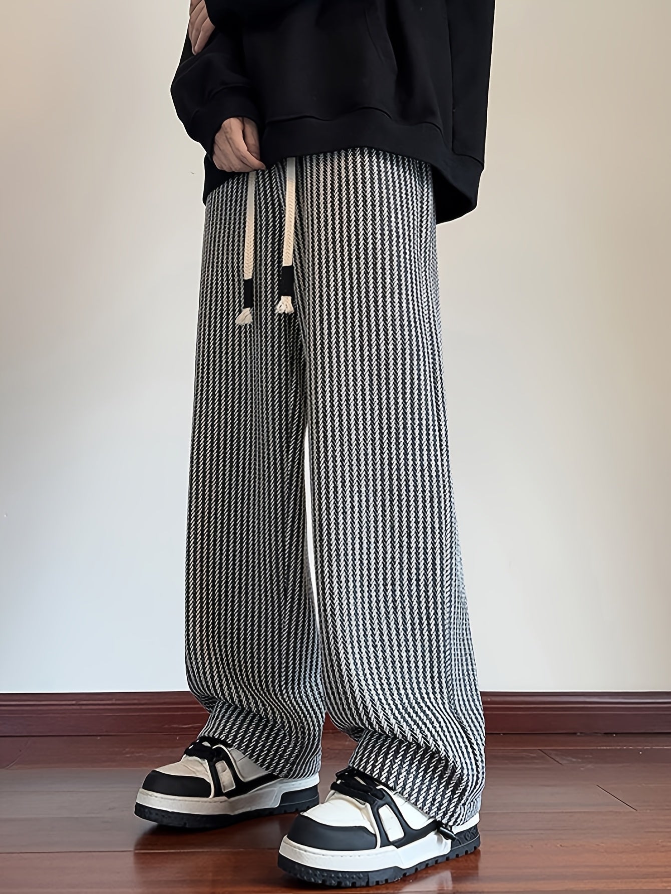 Westley | Casual gebreide herenbroek met strepen - comfortabel ontwerp met rechte pijpen