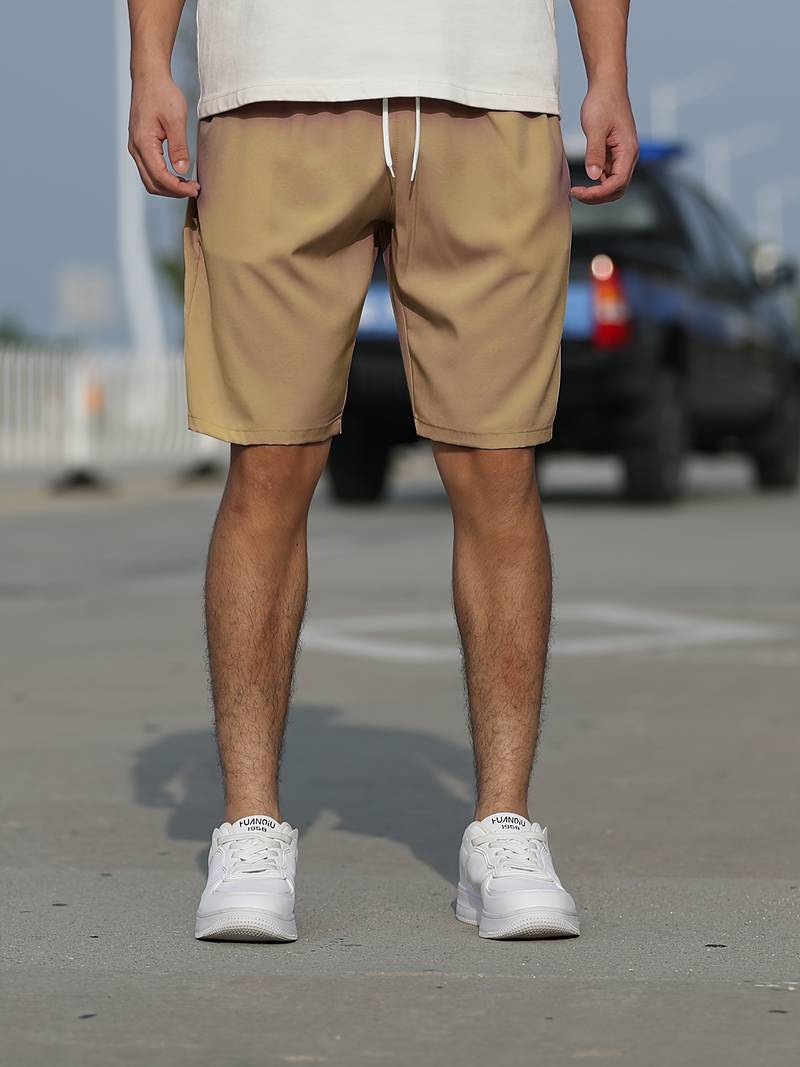 Gyorgy | Mannen Ademende Casual Trekkoord Shorts - Lichtgewicht Zomer Shorts