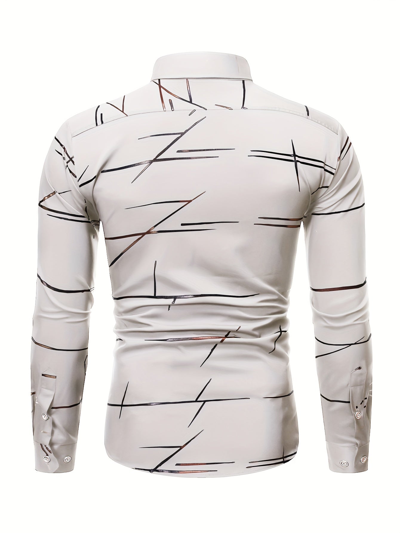 Caius | Casual Slim Fit Herenoverhemd met lange mouwen - Stijlvol Modern Ontwerp