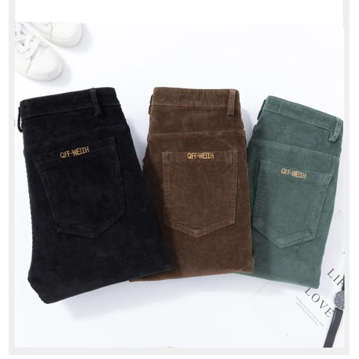 Cirel | Warme Corduroy Herenbroek met Fleece Voering - Casual Winterbroek Zachte & Comfortabele Pasvorm
