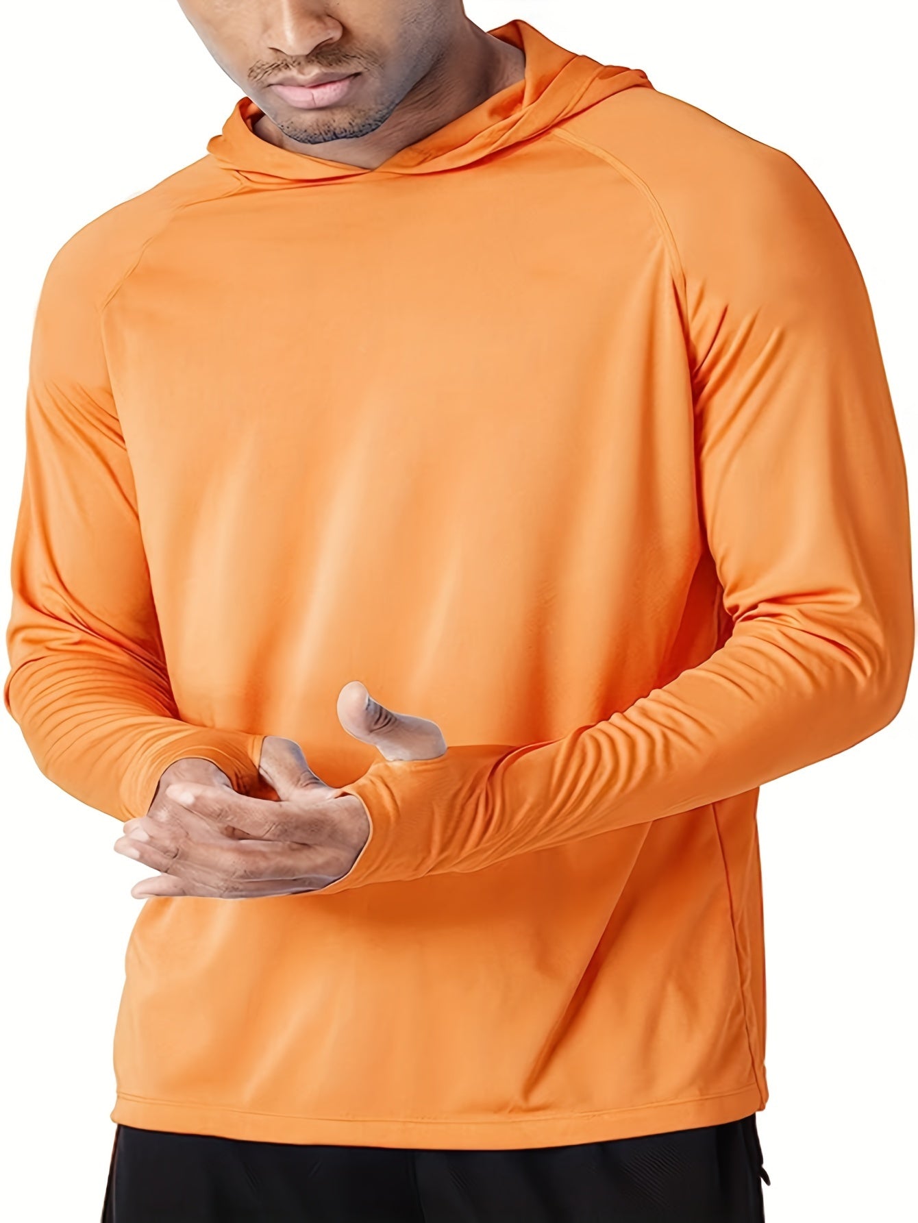 SolarShield | Heren UV-bescherming lange mouwen hoodie - Lichtgewicht UPF 50+