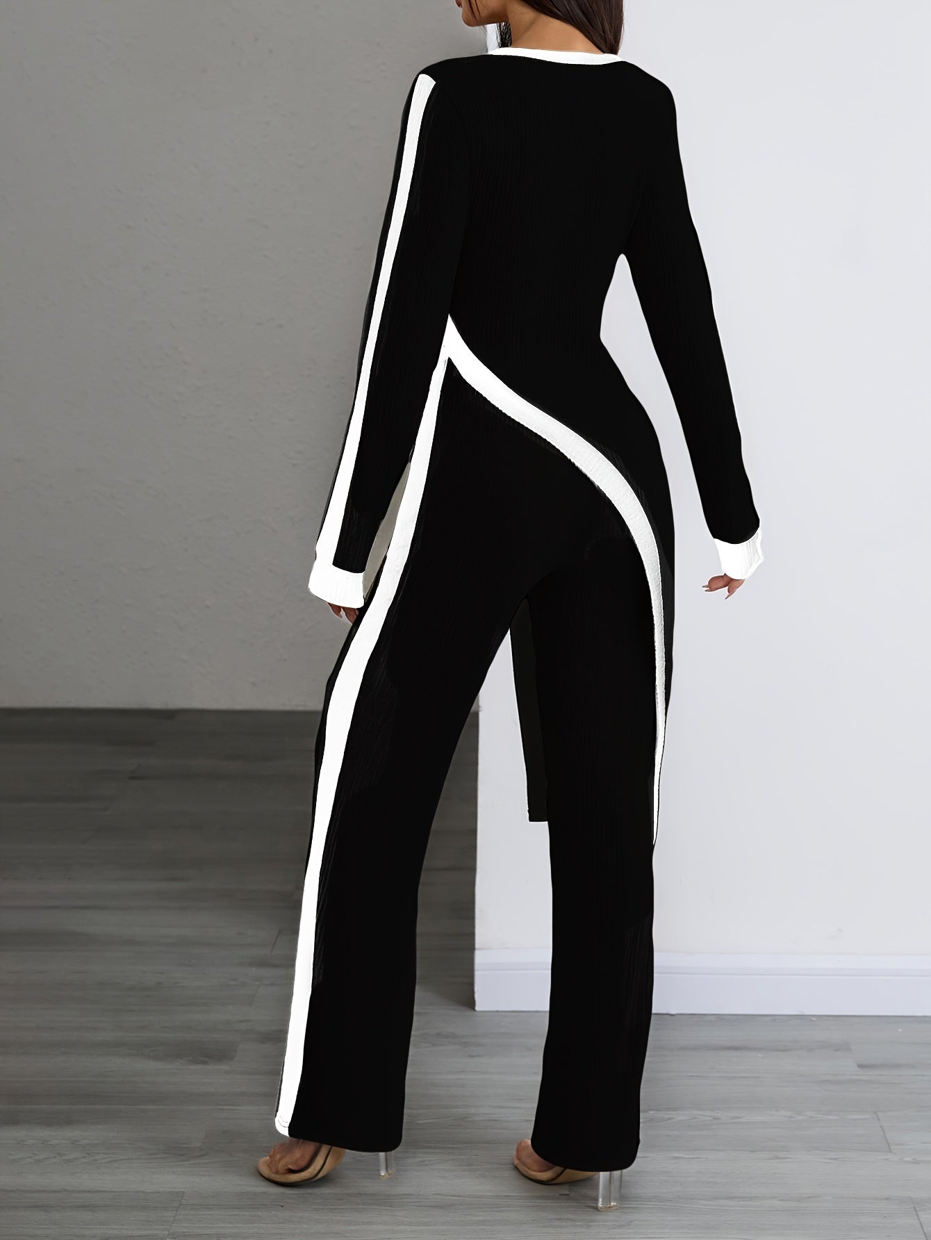Irelia | Damescollectie met lange mouwen en wijde broek - elegante lente outfit