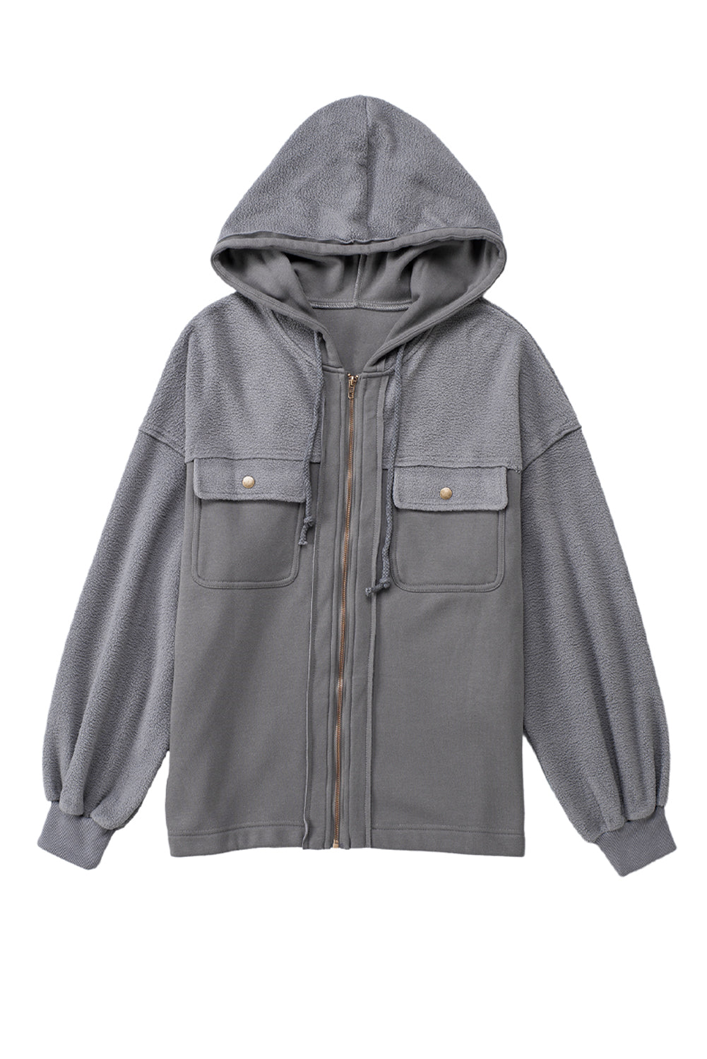 Ulirra | Damesjas met koord en oversized ritssluiting - Casual Streetwear-jas