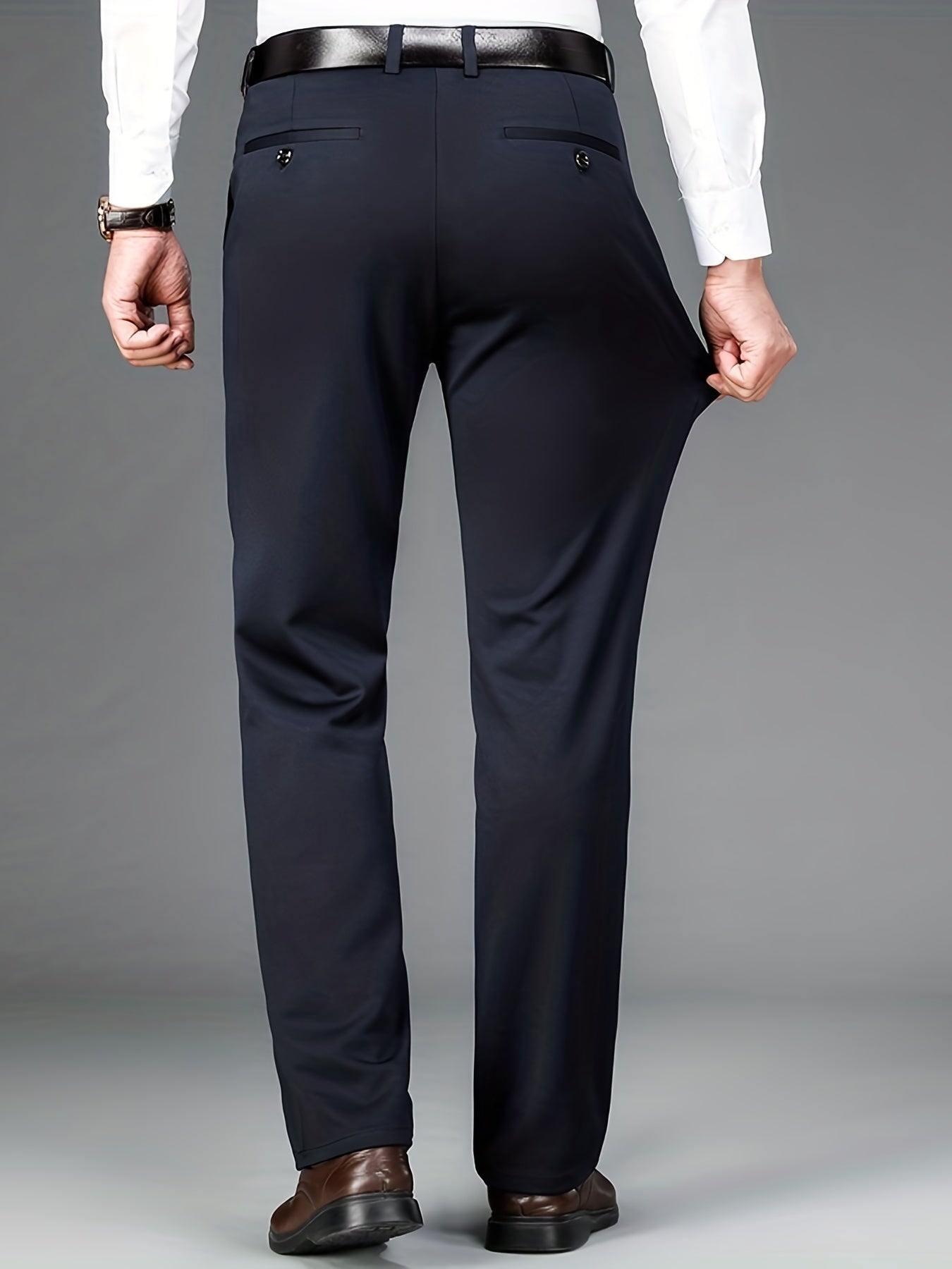 Benno | Klassieke stretchjurk voor heren - Formele broek voor zaken en evenementen