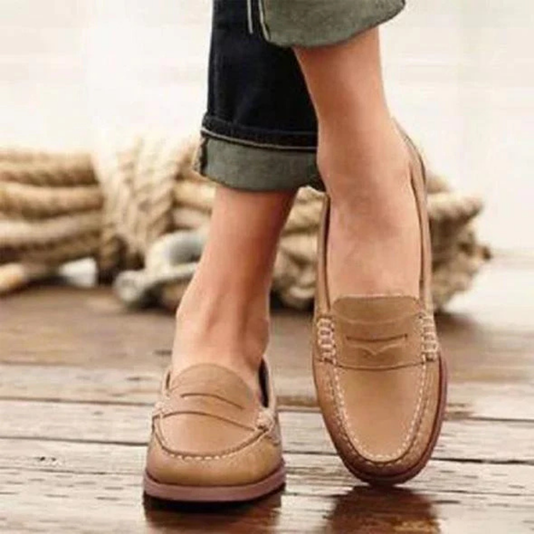 Joska | Leren Loafers voor Vrouwen - Elegante Slip-On Schoenen voor Casual & Formele Dragen
