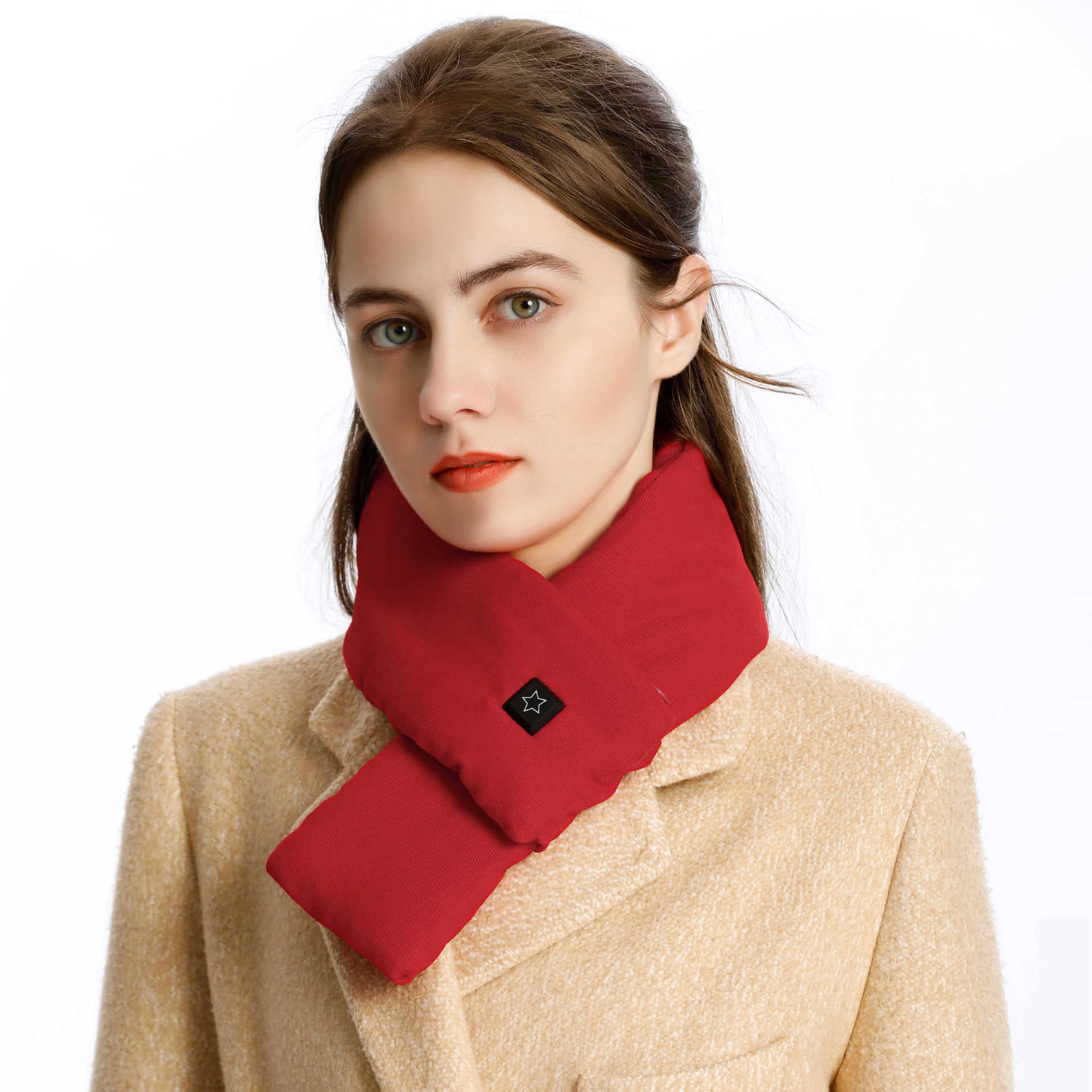 ThermaScarf | Elektrisch verwarmde sjaal – USB-oplaadbare nekwarmer, zachte wintersjaal