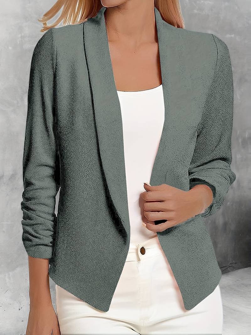 Ewelina | Klassieke blazer met open voorkant - Elegante jas met lange mouwen