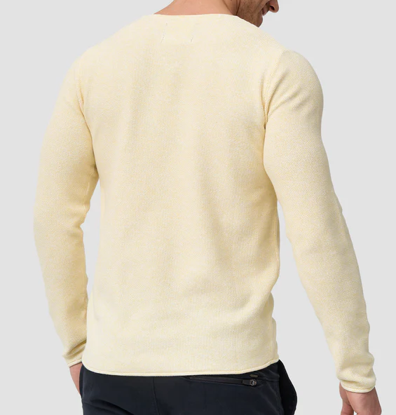 Lorvric | Klassieke herentrui met ronde hals – Lichtgewicht, ademende gebreide pullover, casual top