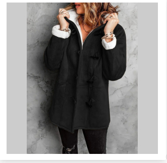 Jonina | Winterjas met capuchon – Warme fleecevoering, lange bovenkleding, casual en stijlvol