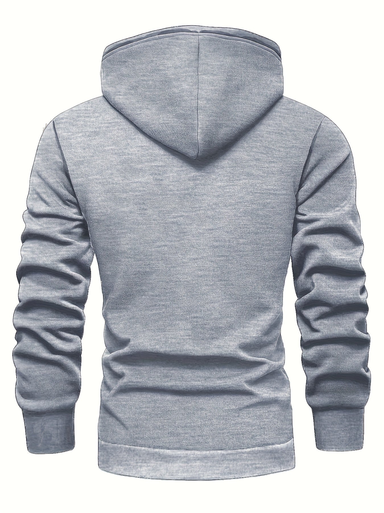 Xystus | Herenhoodie met fleecevoering – Warme wintertrui met capuchon en trekkoord