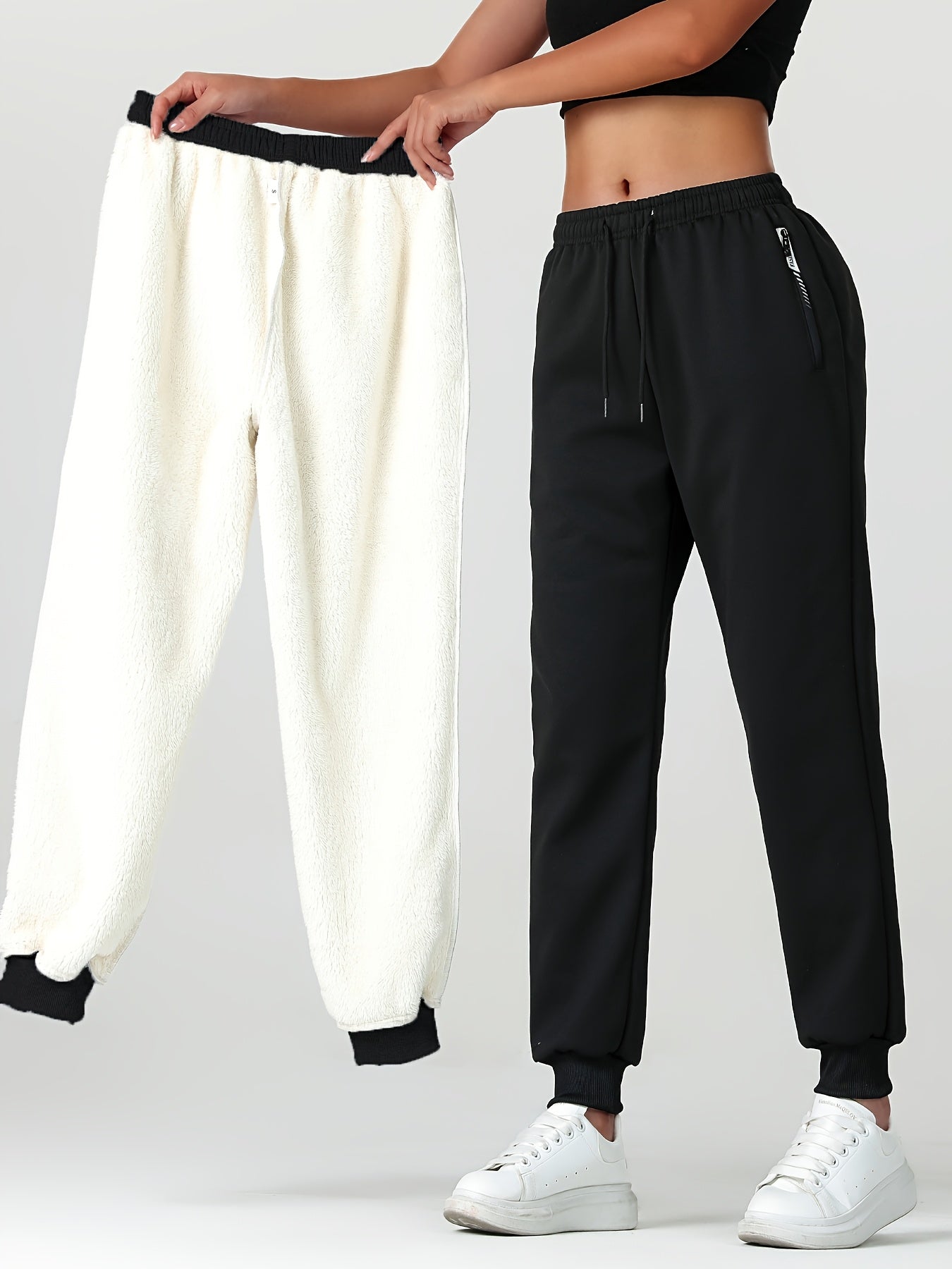 Clarine | Thermische fleece gevoerde winterbroek voor dames – Winddichte broek
