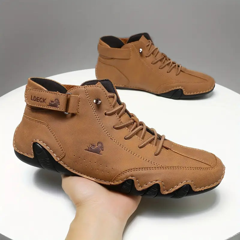 Bootrek | Heren Suède Enkellaars Sneakers – Stijlvolle Casual Boots met Slijtvaste Antislip Zool