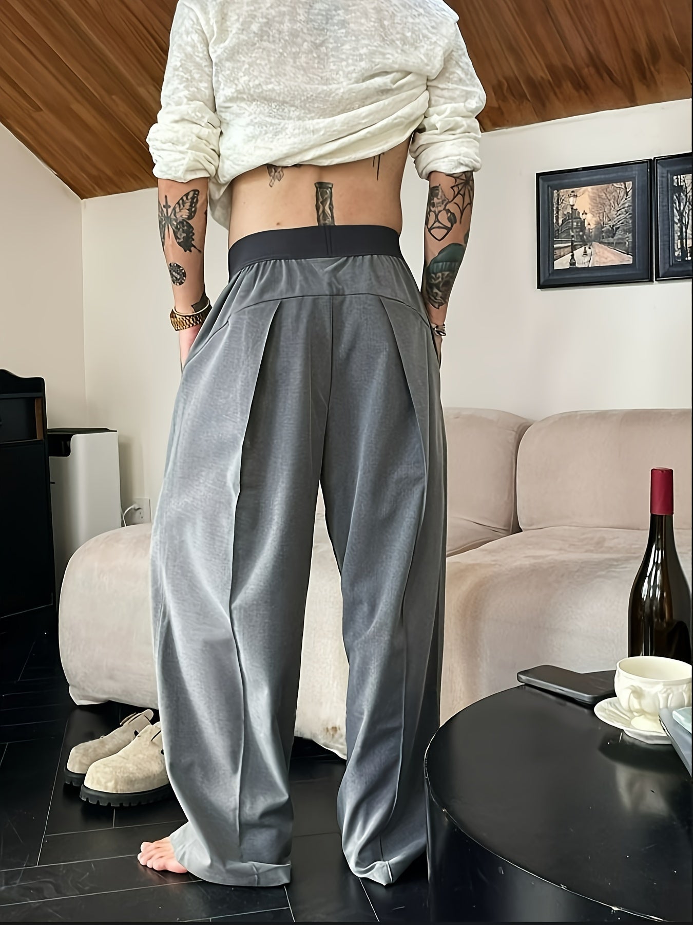 Arnthor | Casual loose fit herenbroek met elastische tailleband