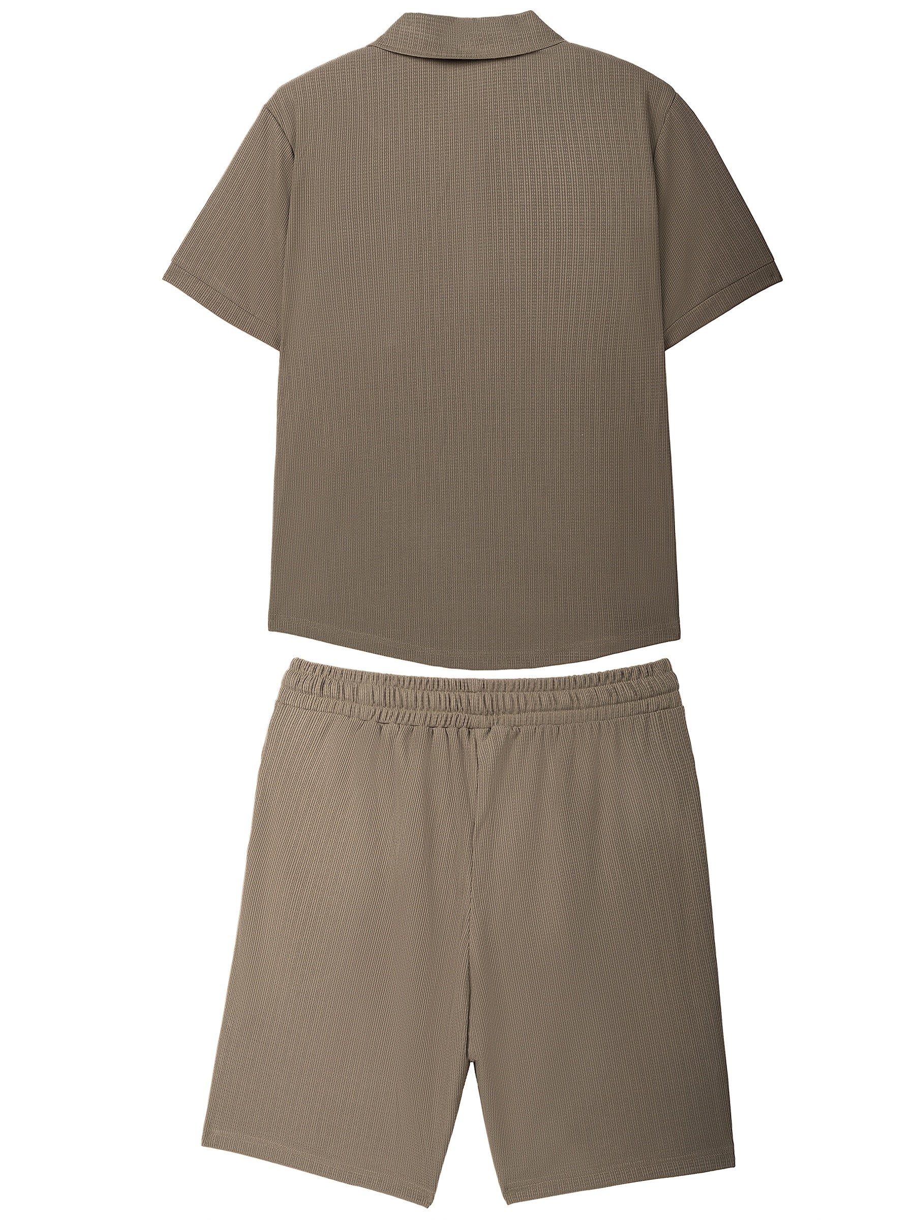 Fallon | Herenset 2-delig zomerpolo - Casual lichtgewicht outfit