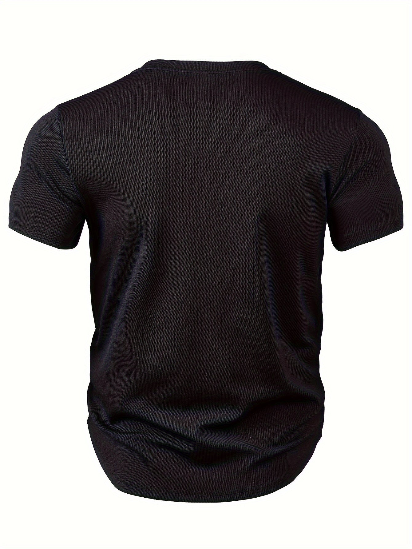 Arnhold | Heren-T-shirt met getextureerd diepe V-hals - Korte mouwen, slanke pasvorm, vrijetijdskleding