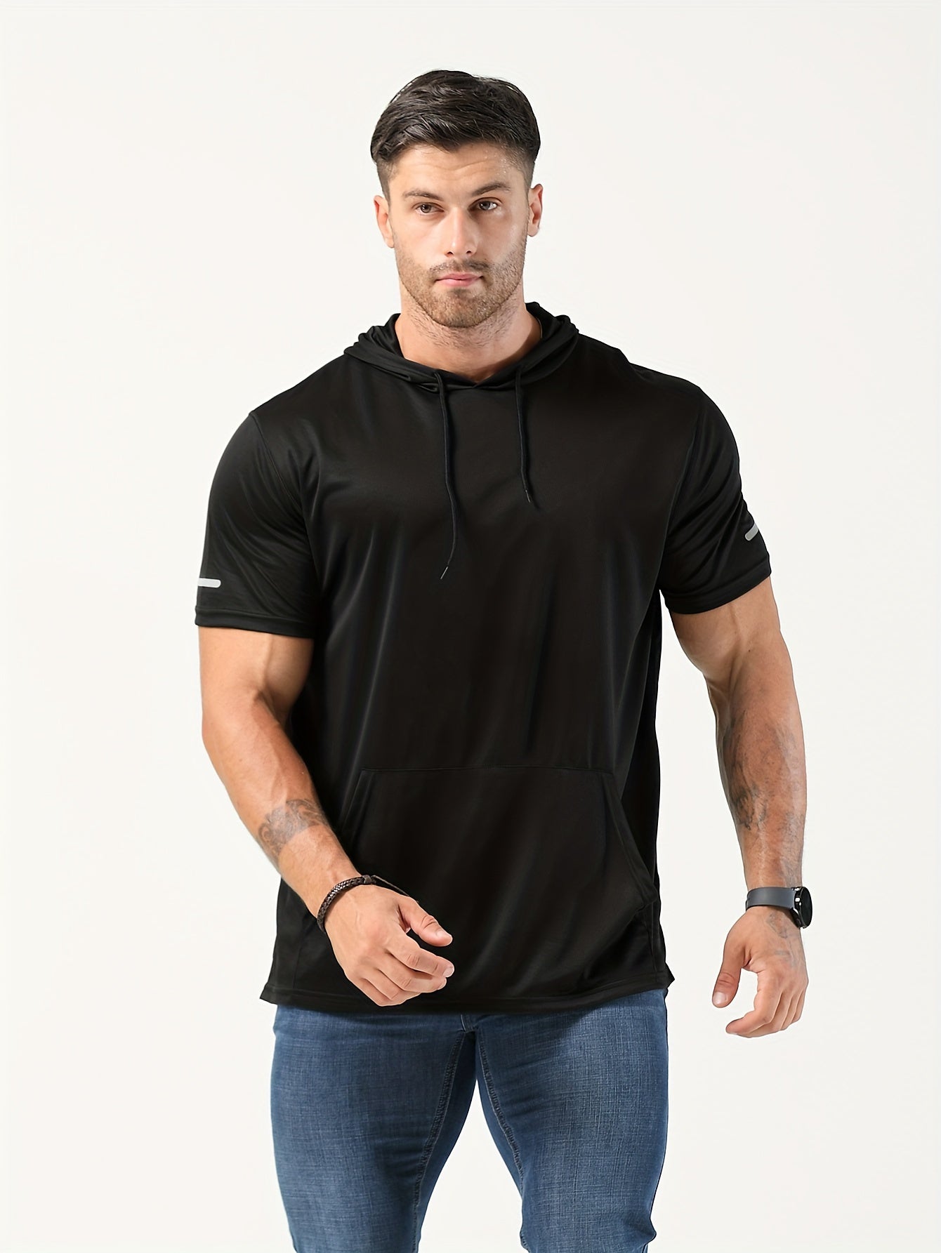 Galvin | Sneldrogende, ademende hoodie voor heren - Casual activewear