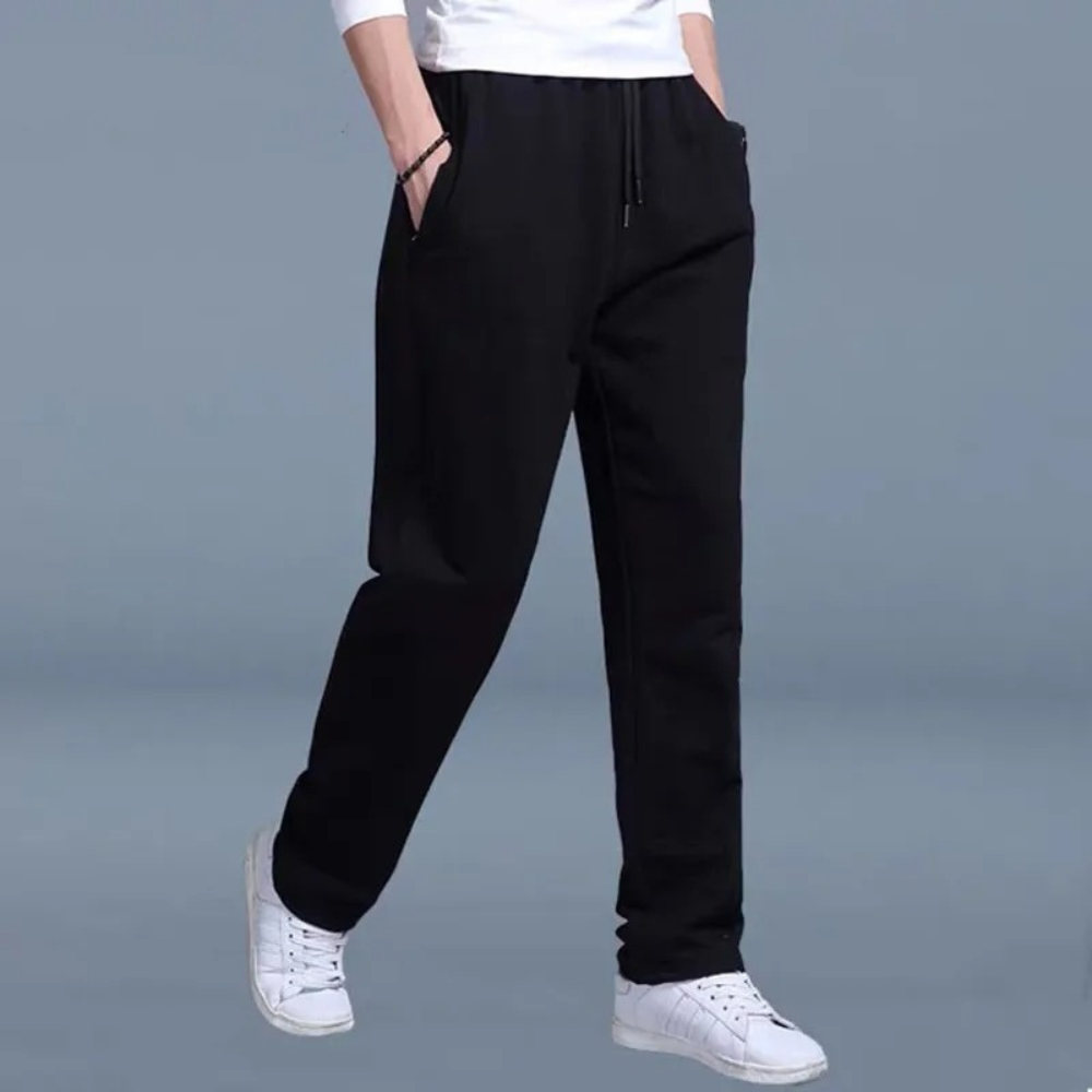 Syric | Katoenen joggingbroek voor heren - Ademende Slim Fit Sweatbroek met koord in de taille
